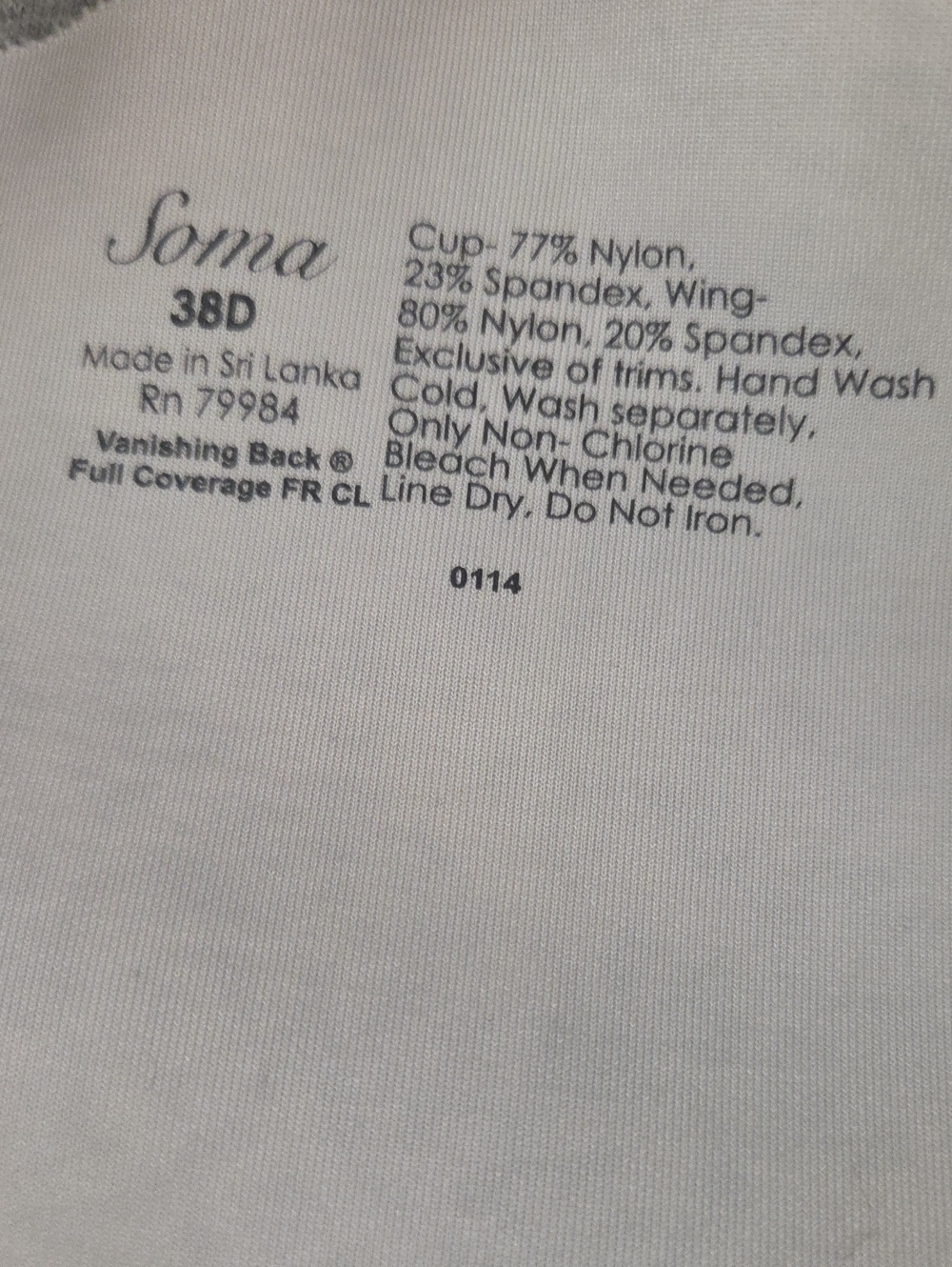 Soma Beige and Black Damask T-Shirt Bra - Picture 4 of 4